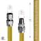 Flextron Gas Line Hose 1/2'' O.D.x36'' Len 1/2" FIPxMIP Fittings Yellow Coated Stainless Steel Flexible FTGC-YC38-36C - alternate 4